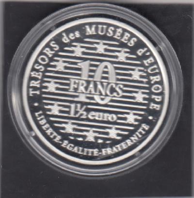 Beschrijving: 10 Francs(1,5 Euro)  HORSEMAN